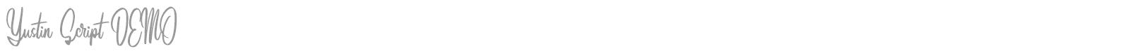 Yustin Script font preview